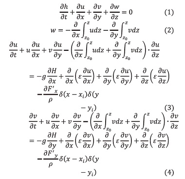 流れの基礎方程式（1）（2）（3）（4）