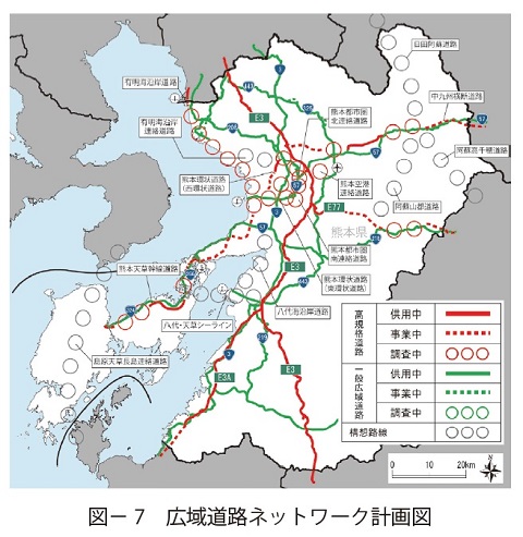 図7　広域道路ネットワーク計画図
