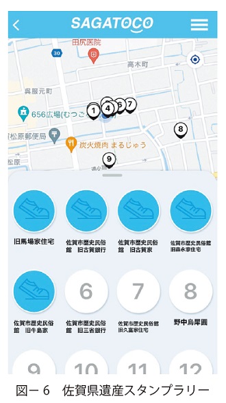 図6　佐賀県遺産スタンプラリー