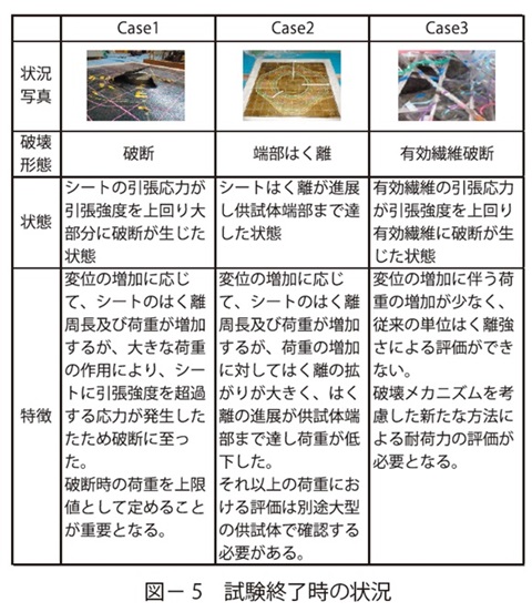 図5　試験終了時の状況