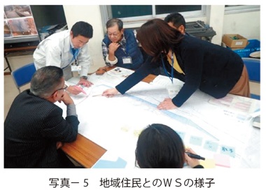 写真5　地域住民とのＷＳの様子