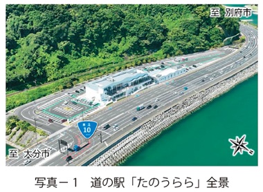 写真1　道の駅「たのうらら」全景