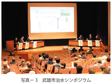 写真3 武雄市治水シンポジウム