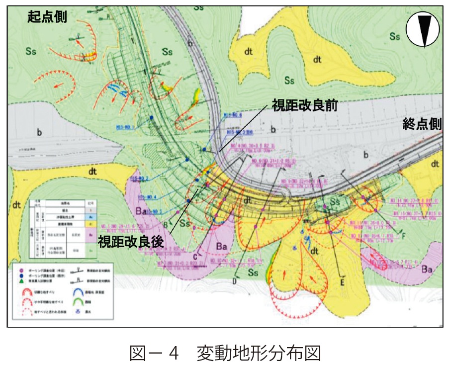 図4　変動地形分布図