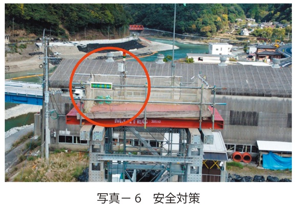写真6 安全対策