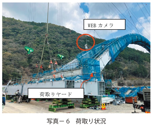写真6　荷取り状況