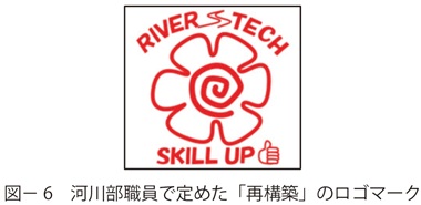 図6　河川部職員で定めた「再構築」のロゴマーク