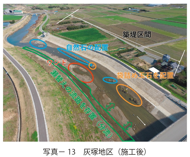 写真13　灰塚地区（施工後）